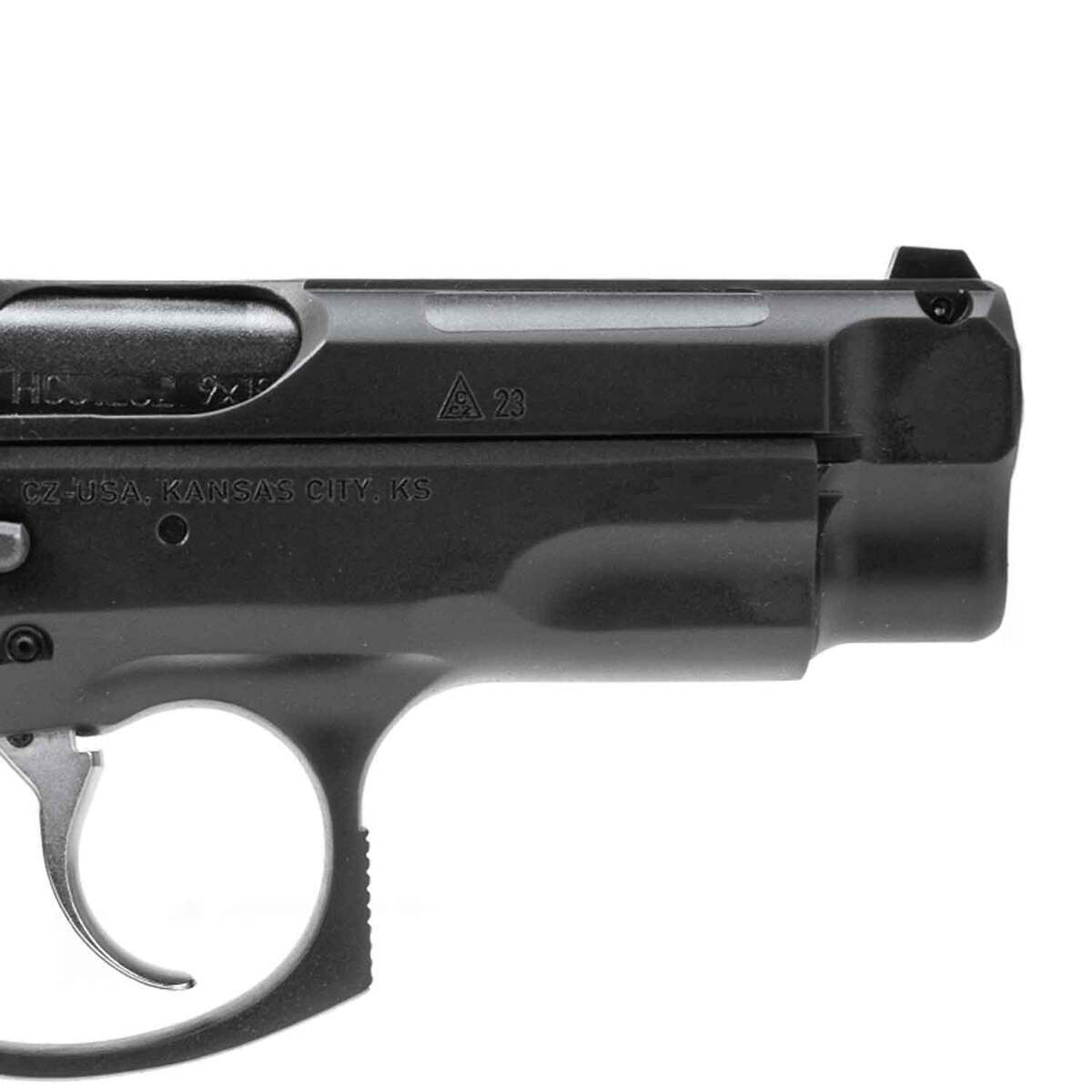 CZ USA CZ 75 Compact 9mm Luger 3.75in Black Polycoat Pistol - 10+1 Rounds - Black CZ USA CZ 75 Compact 9mm Luger 3.75in Black Polycoat Pistol - 10+1 Rounds - Black