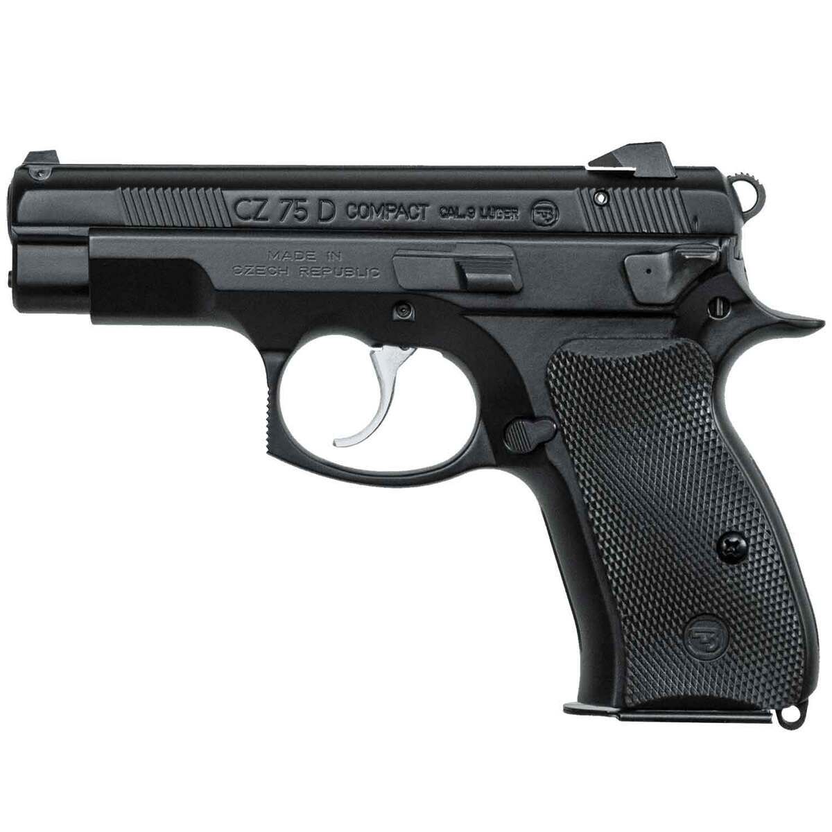 CZ USA CZ 75 D PCR 9mm Luger 3.75in Black Polycoat Pistol - 14+1 Rounds - Black CZ USA CZ 75 D PCR 9mm Luger 3.75in Black Polycoat Pistol - 14+1 Rounds - Black