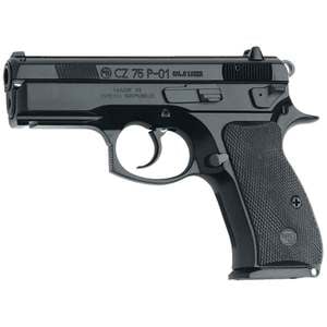 CZ 75 P-01 9mm Luger 3.9in Black Pistol - 10+1 Rounds - California Compliant