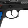 CZ 75 SP-01 9mm Luger 4.6in Black/Blue Pistol - 22+1 Rounds - Blue
