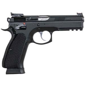 CZ 75 SP01 Shadow Target II 9mm Luger 4.6in Black Pistol - 18+1 Rounds