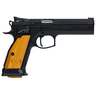 CZ USA 75 Tactical Sport Orange 9mm Luger 5.4in Blued Pistol - 10+1 Rounds - Black