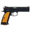 CZ USA 75 Tactical Sport Orange 40 S&W 5.4in Blued Pistol - 16+1 Rounds - Black