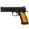 CZ USA 75 Tactical Sport Orange 40 S&W 5.4in Blued Pistol - 16+1 Rounds - Black