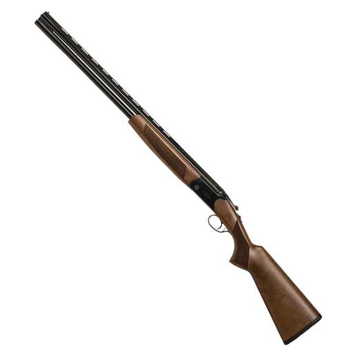 CZ Drake Southpaw 20 Gauge 3in Gloss Black Chrome Left Hand Over Under Shotgun – 28in – Brown