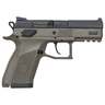 CZ USA P-07 9mm Luger 3.75in Black Nitride Pistol - 10+1 Rounds - Green
