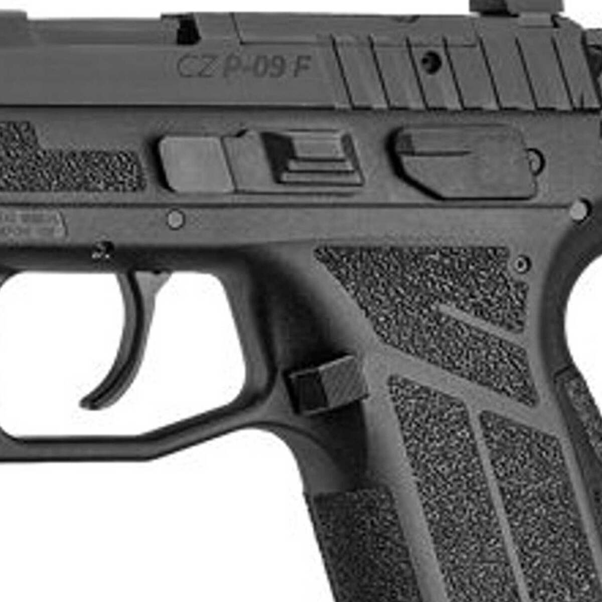 CZ P-09 F Nocturne 9mm Luger 4.53in Black Pistol - 21+1 Rounds ...