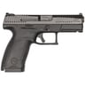 CZ USA P-10 Compact 9mm Luger 4.02in Black Polycoat Pistol - 15+1 Rounds - Black