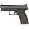 CZ USA P-10 Compact 9mm Luger 4.02in Black Polycoat Pistol - 15+1 Rounds - Black