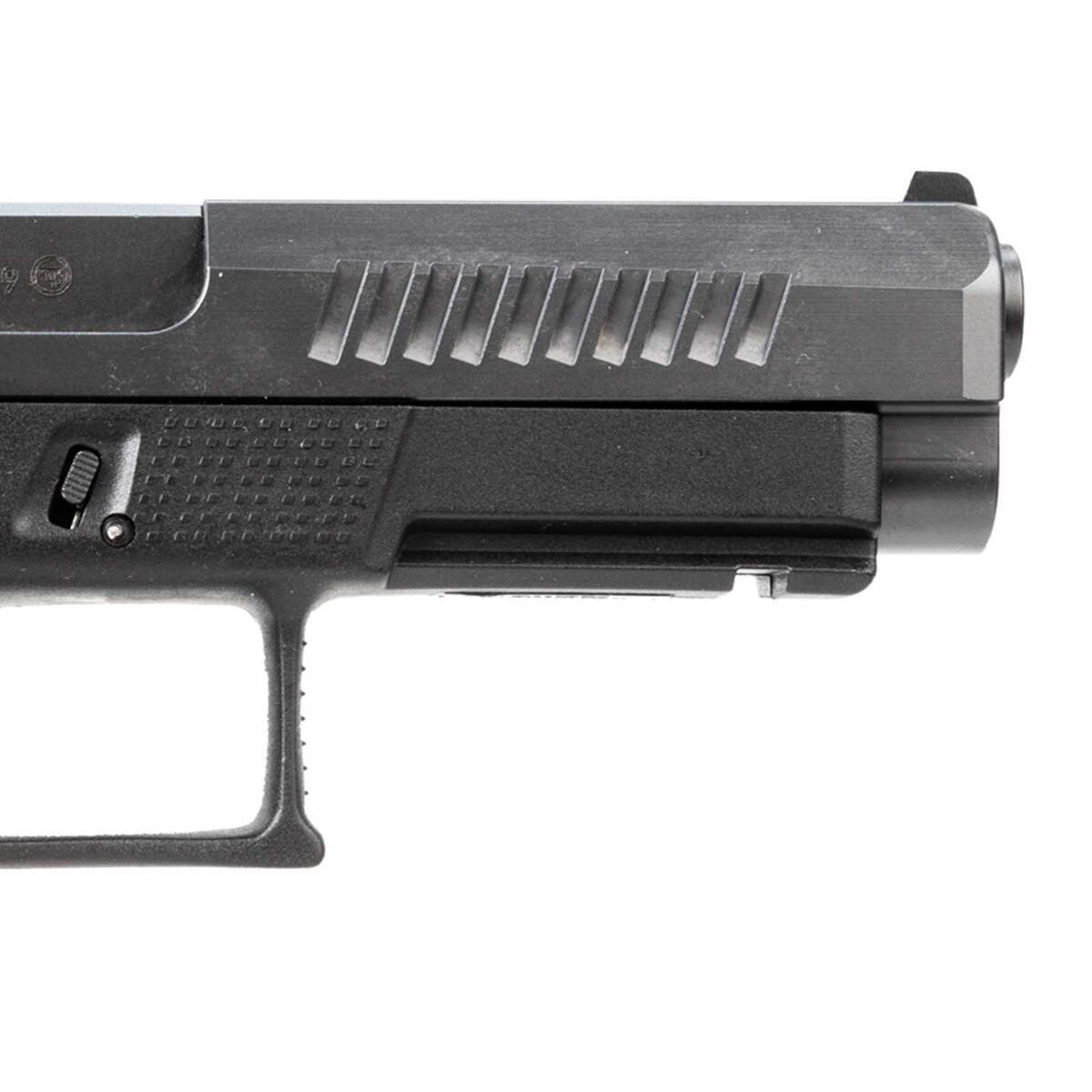 CZ P-10 Semi-Compact 9mm Luger 4.5in Black Nitride Pistol - 15+1 Rounds - Black CZ P-10 Semi-Compact 9mm Luger 4.5in Black Nitride Pistol - 15+1 Rounds - Black
