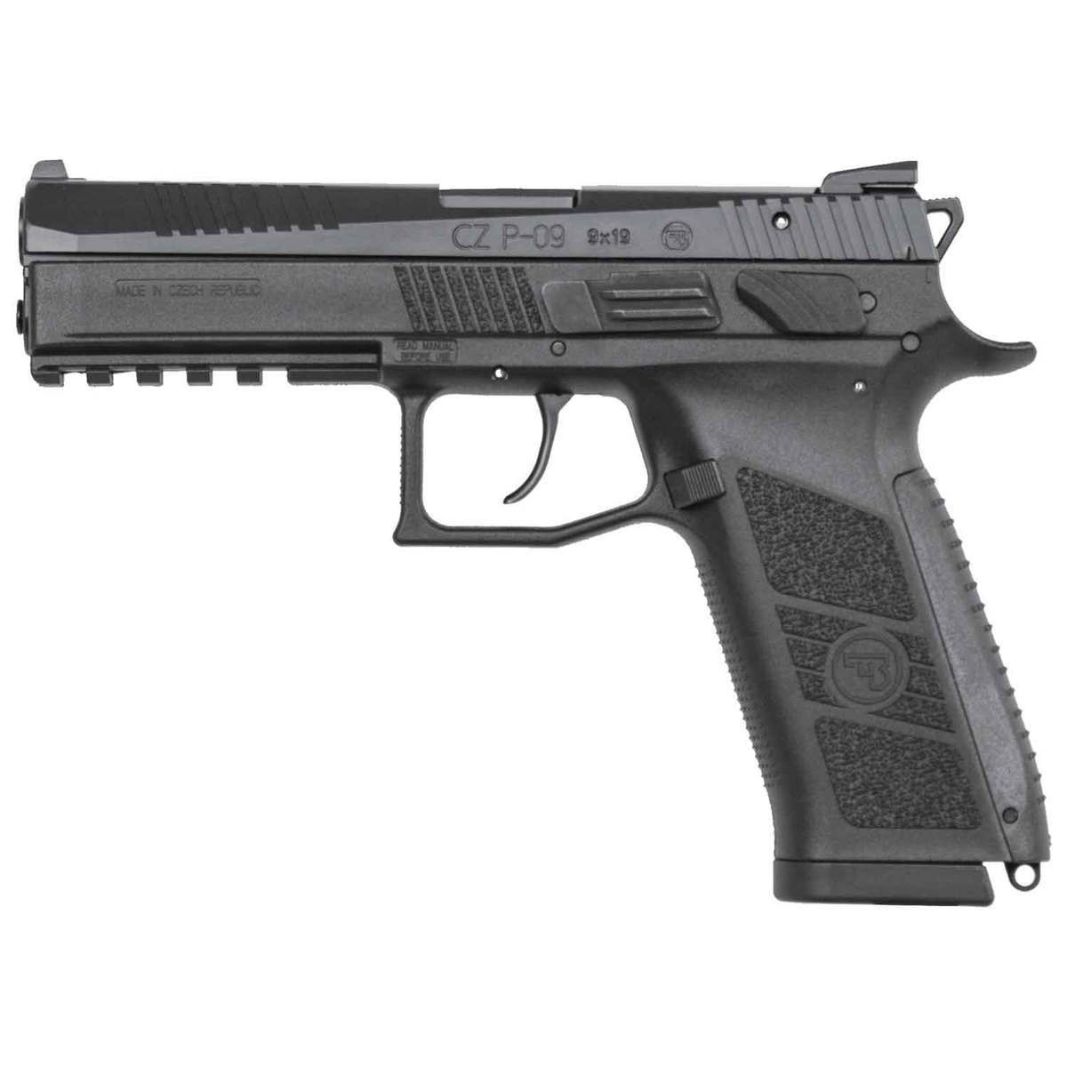 CZ USA P09 9mm Luger 4.53in Matte Black Pistol - 10+1 Rounds - Black CZ USA P09 9mm Luger 4.53in Matte Black Pistol - 10+1 Rounds - Black