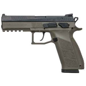 CZ USA P09 9mm Luger 4.53in Matte Green Pistol - 19+1 Rounds