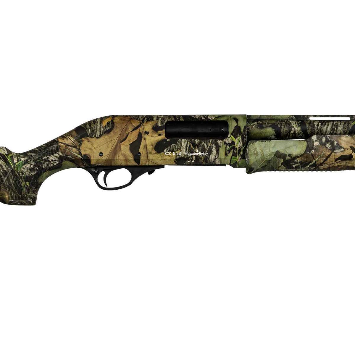 CZ USA 612 Magnum Turkey Green Camouflage 12 Gauge 3-1/2in Pump Shotgun - 26in - Green CZ USA 612 Magnum Turkey Green Camouflage 12 Gauge 3-1/2in Pump Shotgun - 26in - Green