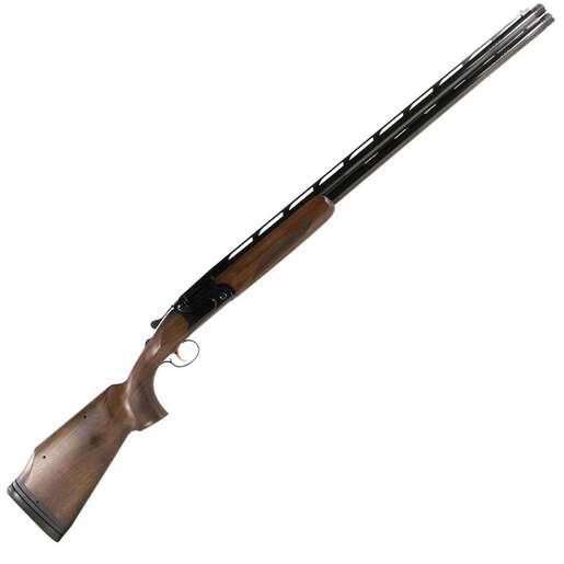 CZ-USA All American 12 Gauge 3in Blued Walnut Over Under Shotgun – 32in – Brown