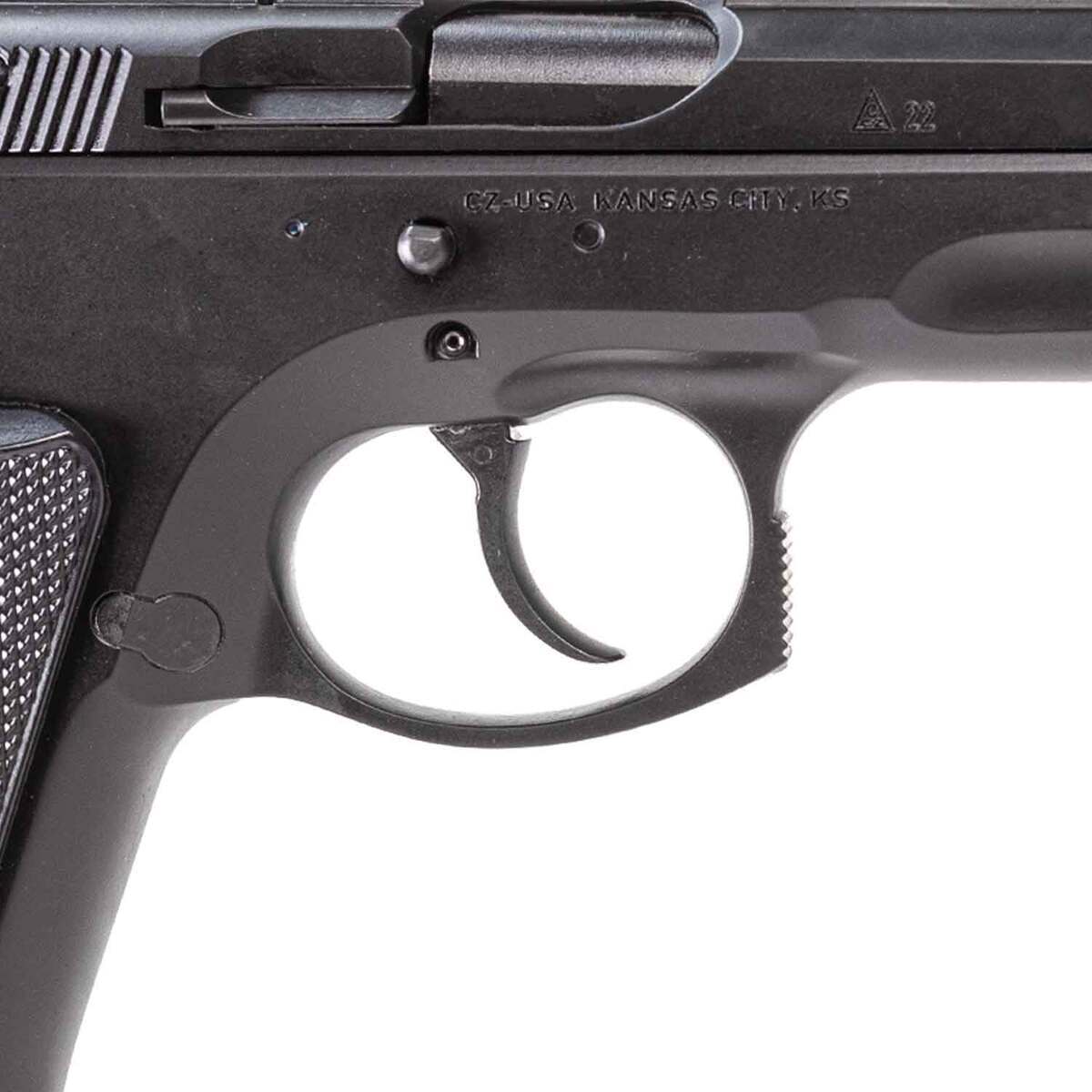 CZ USA CZ 75 Compact 9mm Luger 3.75in Black Polycoat Pistol - 15+1 Rounds - Black CZ USA CZ 75 Compact 9mm Luger 3.75in Black Polycoat Pistol - 15+1 Rounds - Black