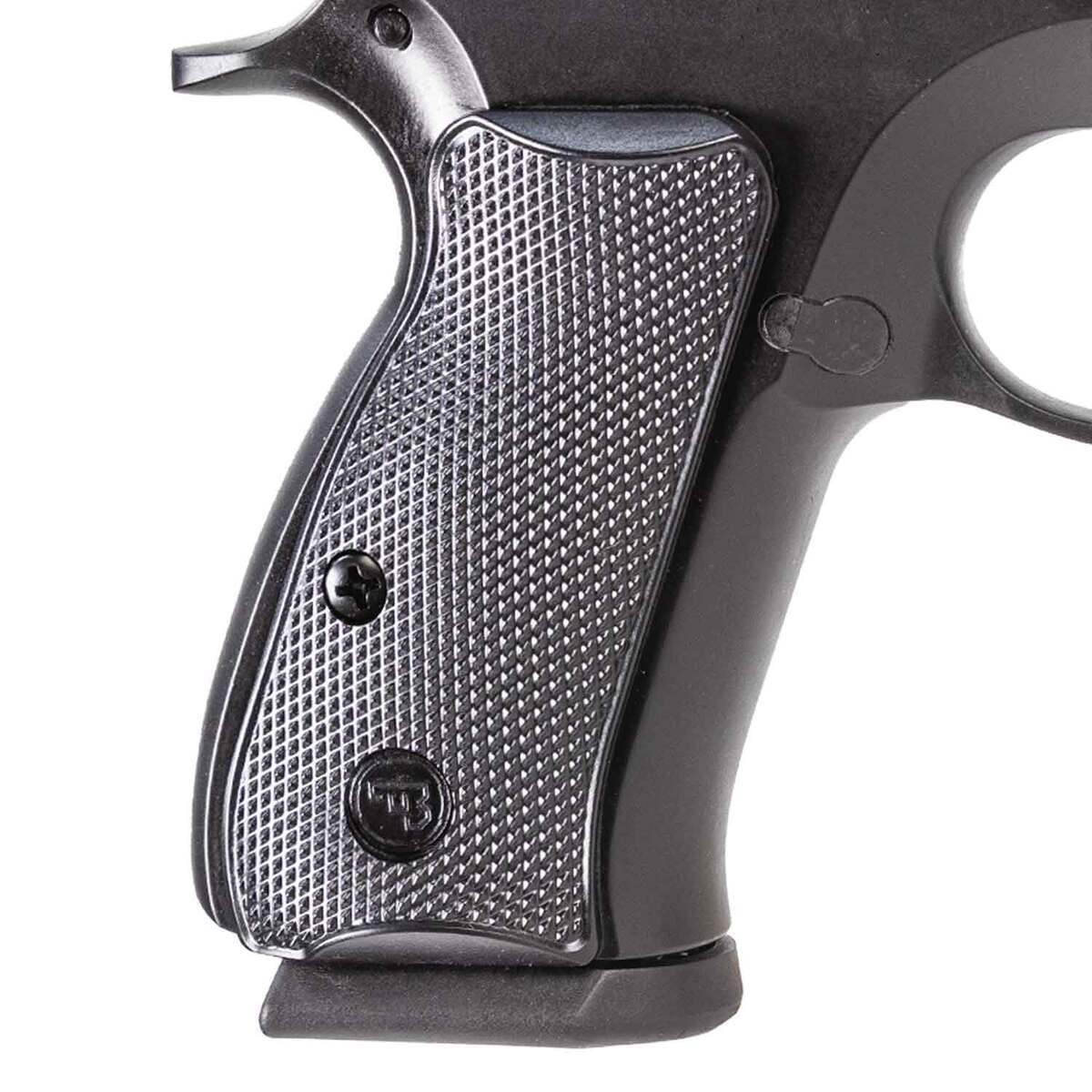 CZ USA CZ 75 Compact 9mm Luger 3.75in Black Polycoat Pistol - 15+1 Rounds - Black CZ USA CZ 75 Compact 9mm Luger 3.75in Black Polycoat Pistol - 15+1 Rounds - Black