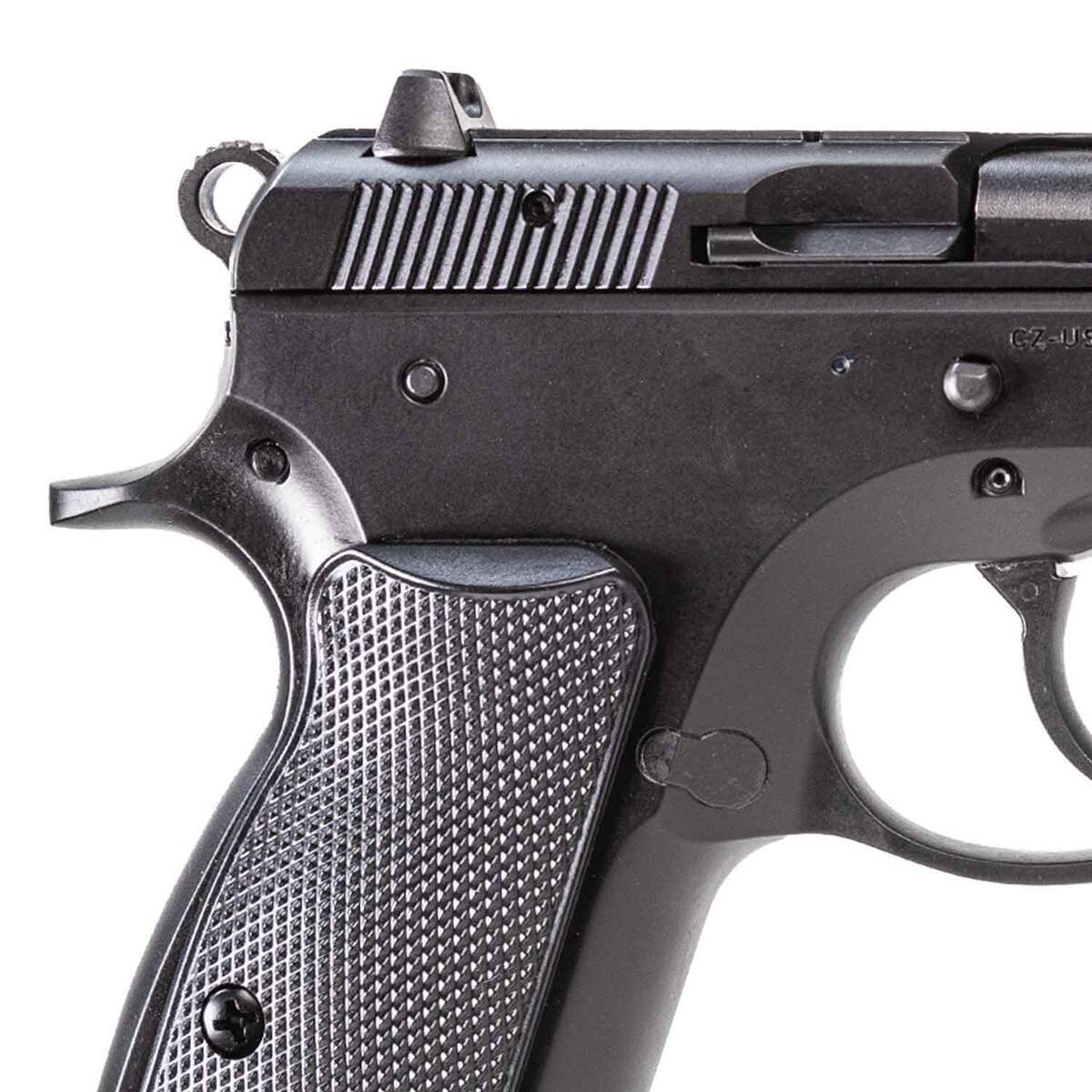 CZ USA CZ 75 Compact 9mm Luger 3.75in Black Polycoat Pistol - 15+1 Rounds - Black CZ USA CZ 75 Compact 9mm Luger 3.75in Black Polycoat Pistol - 15+1 Rounds - Black
