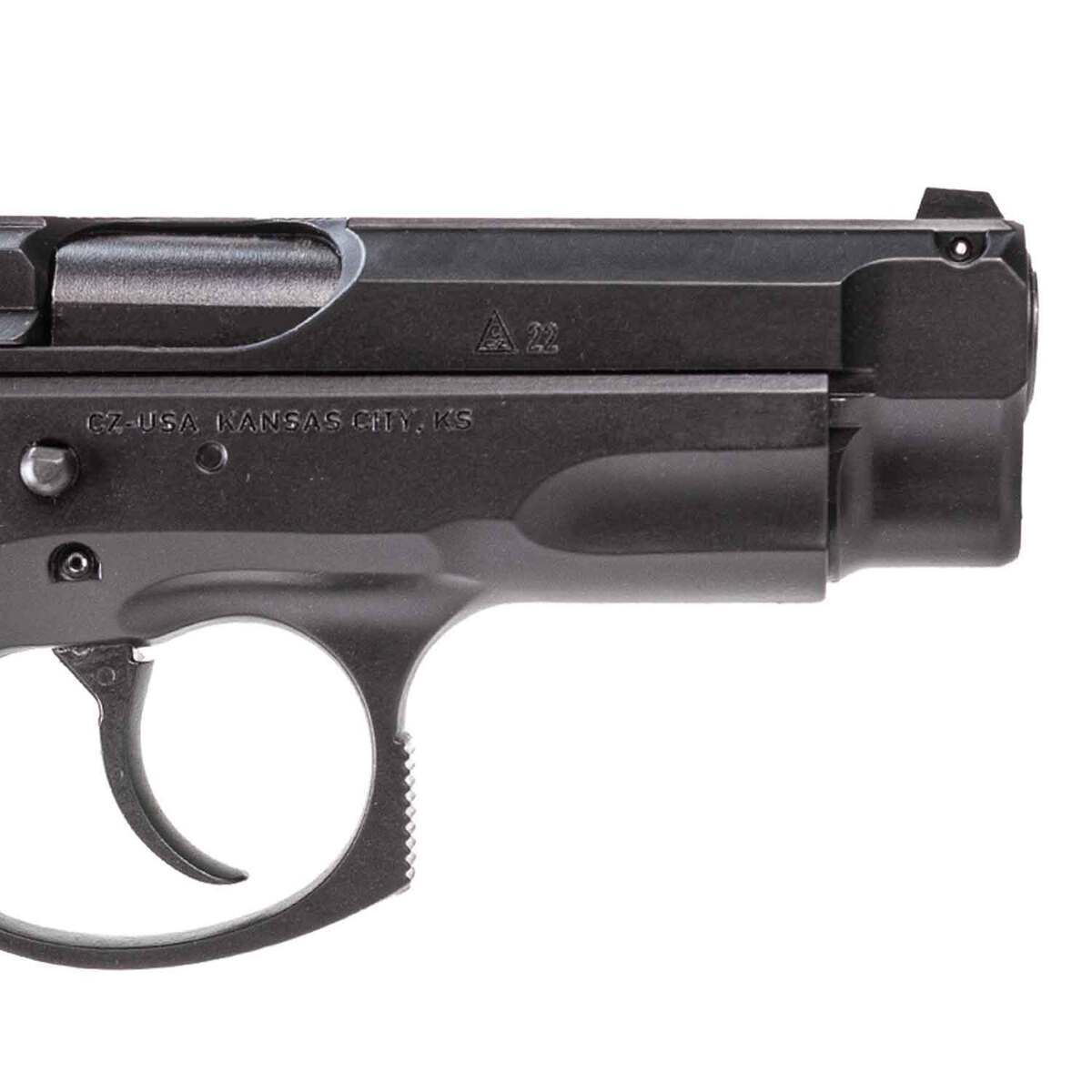 CZ USA CZ 75 Compact 9mm Luger 3.75in Black Polycoat Pistol - 15+1 Rounds - Black CZ USA CZ 75 Compact 9mm Luger 3.75in Black Polycoat Pistol - 15+1 Rounds - Black