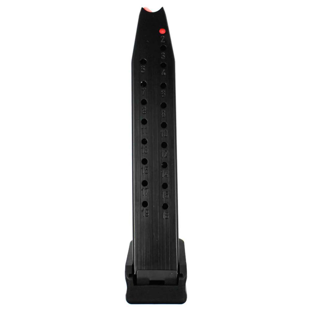 CZ USA CZ P-10 F Reverse/P-09 9mm Luger Handgun Magazine - 21 Rounds - Black CZ USA CZ P-10 F Reverse/P-09 9mm Luger Handgun Magazine - 21 Rounds - Black