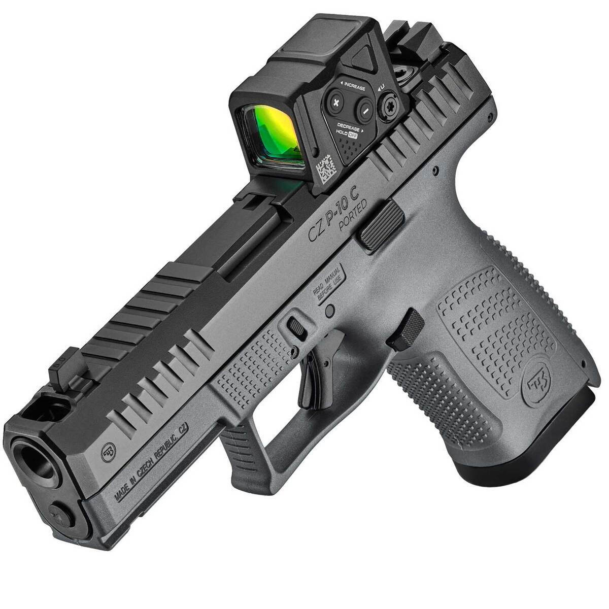 Compc Ported CZ USA P-10 C Compact Ported with Aimpoint COA 9mm Luger 4in Black ...