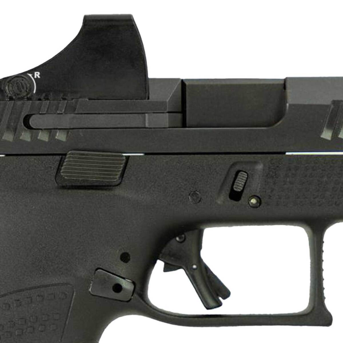 CZ USA P-10 S with Holosun SCS Green Dot Sight 9mm Luger 3.5in Black Nitride Pistol - 12+1 Rounds - Black CZ USA P-10 S with Holosun SCS Green Dot Sight 9mm Luger 3.5in Black Nitride Pistol - 12+1 Rounds - Black