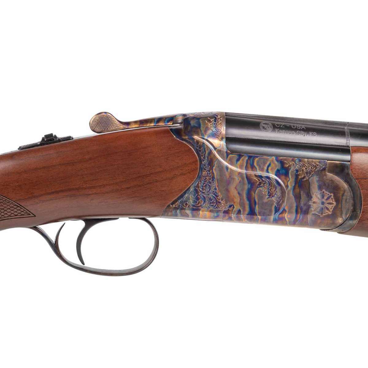 CZ Woodcock G2 Walnut/Case Hardened 20ga 3in Over Under Shotgun - 28in - Satin Finish Turkish Walnut CZ Woodcock G2 Walnut/Case Hardened 20ga 3in Over Under Shotgun - 28in - Satin Finish Turkish Walnut