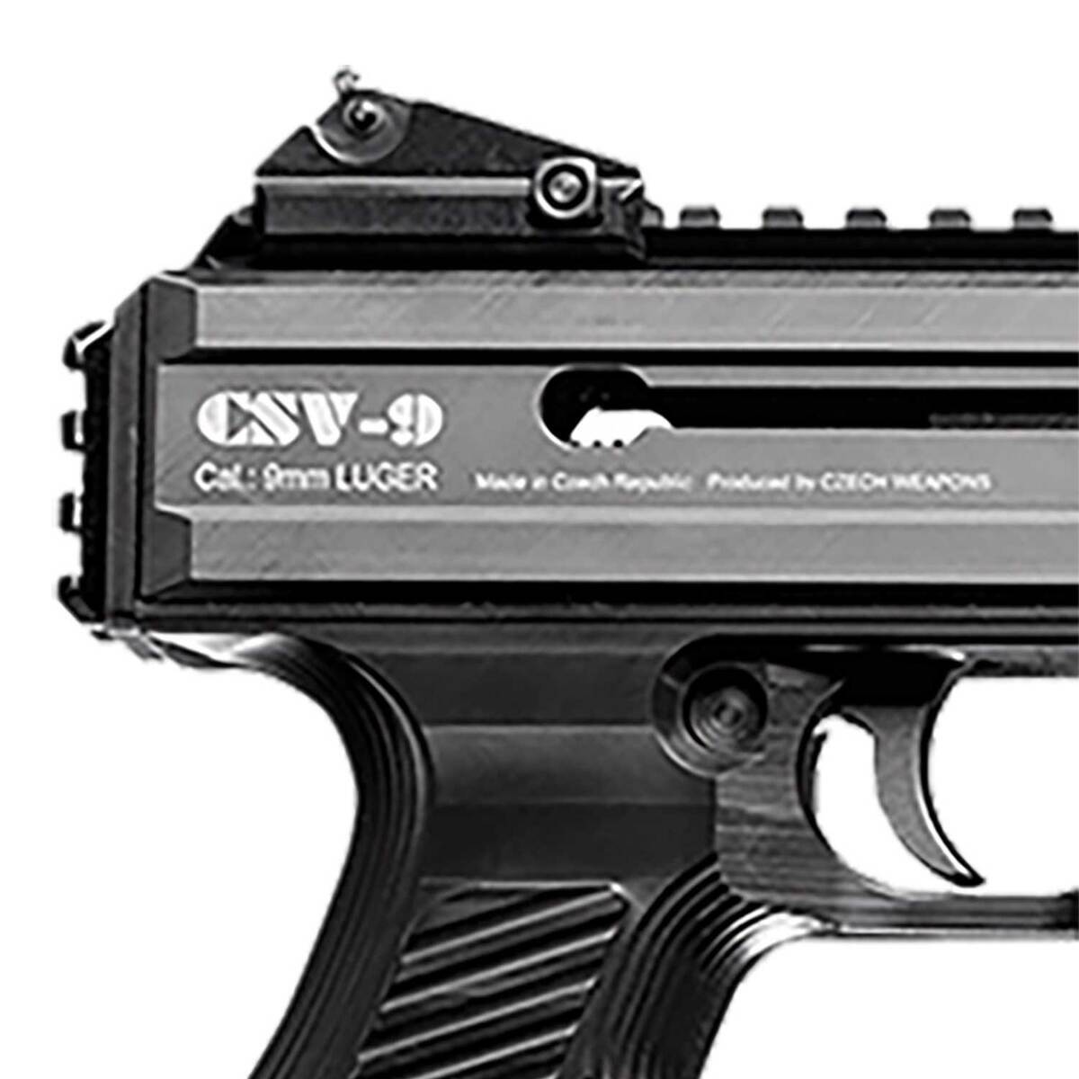 Czech Weapons CSV-9 9mm Luger 4.75in Matte Black Modern Sporting Pistol - 17+1 Rounds Czech Weapons CSV-9 9mm Luger 4.75in Matte Black Modern Sporting Pistol - 17+1 Rounds