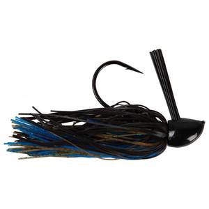 D and L Tackle Baby Advantage Flipping Skirted Jig - Black/Blue, 5/16oz
