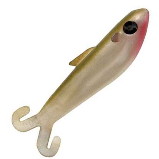 D.O.A. Lures Bait Buster Shallow Runner Saltwater Soft Bait - Pearl Green/Red Chin