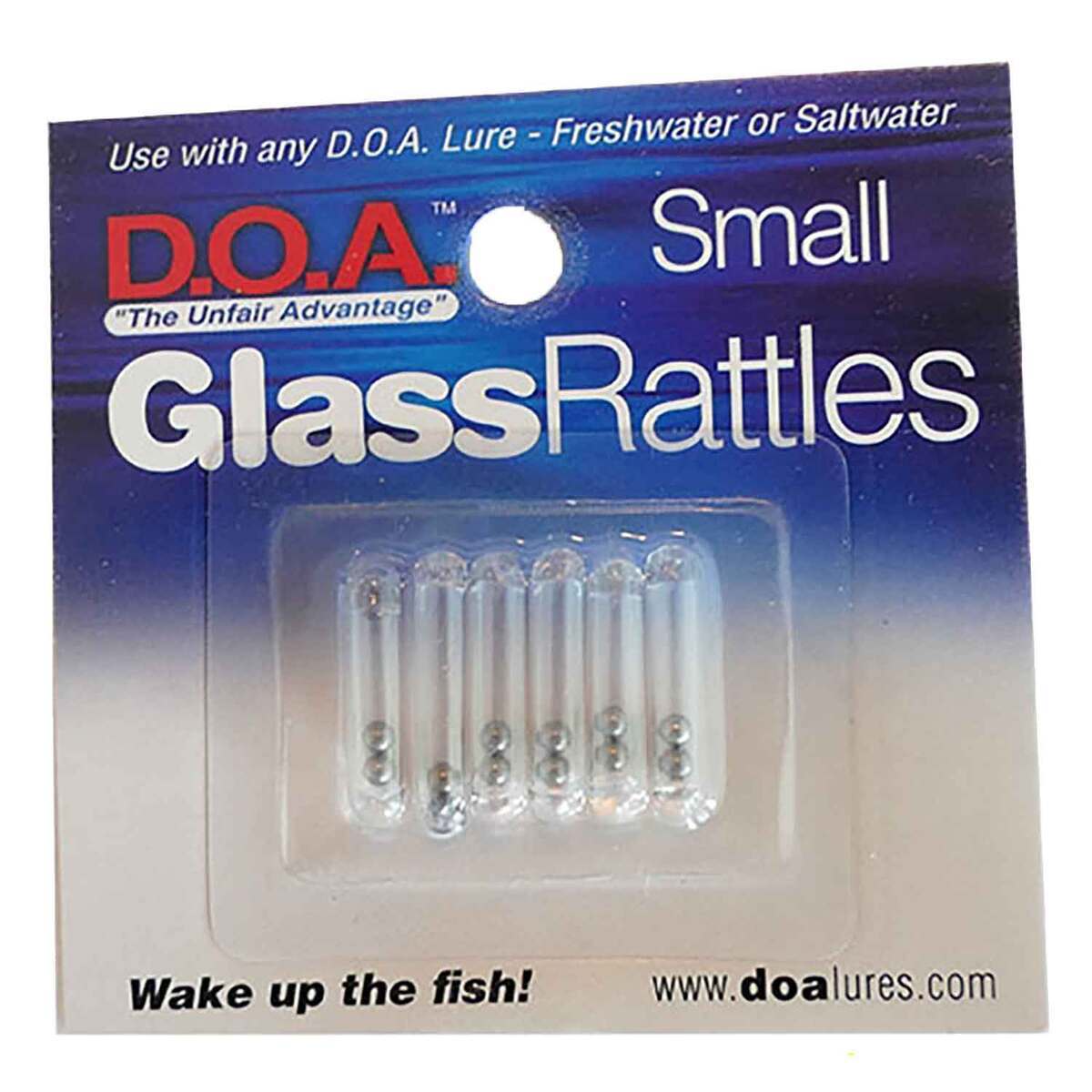 D.O.A. Lures Small Glass Rattles - 6 Pack | Sportsman's Warehouse