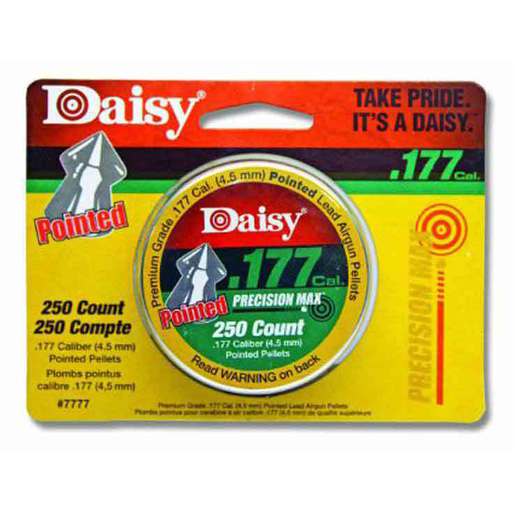 Daisy PrecisionMax 177 Caliber 7.5gr Pointed Air Gun Pellets - 250 Count