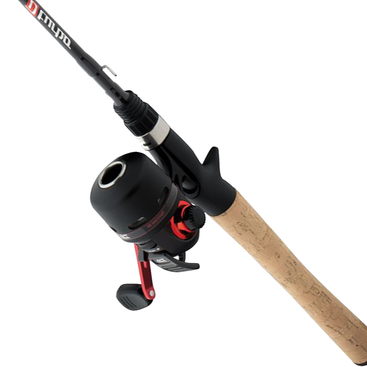 Daiwa D Turbo Spincast Combo - 6ft 6in, Medium Power, 2 Piece - Black Daiwa D Turbo Spincast Combo - 6ft 6in, Medium Power, 2 Piece - Black