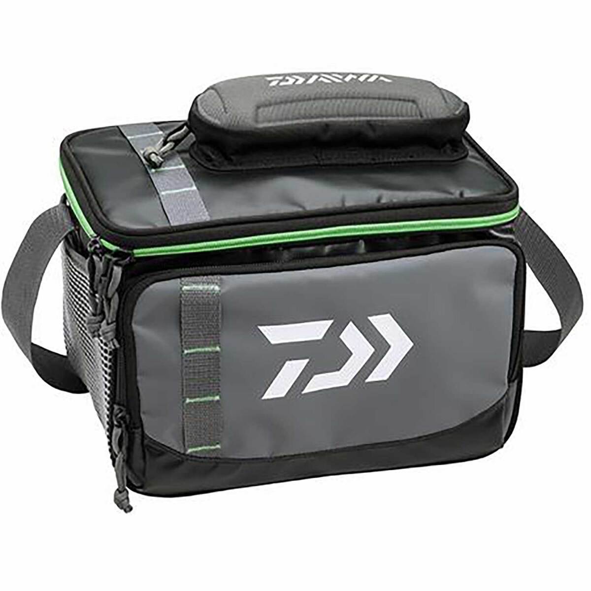 Daiwa D-Vec Vinyl Soft Tackle Box - Grey/Green - Grey/Green Daiwa D-Vec Vinyl Soft Tackle Box - Grey/Green - Grey/Green