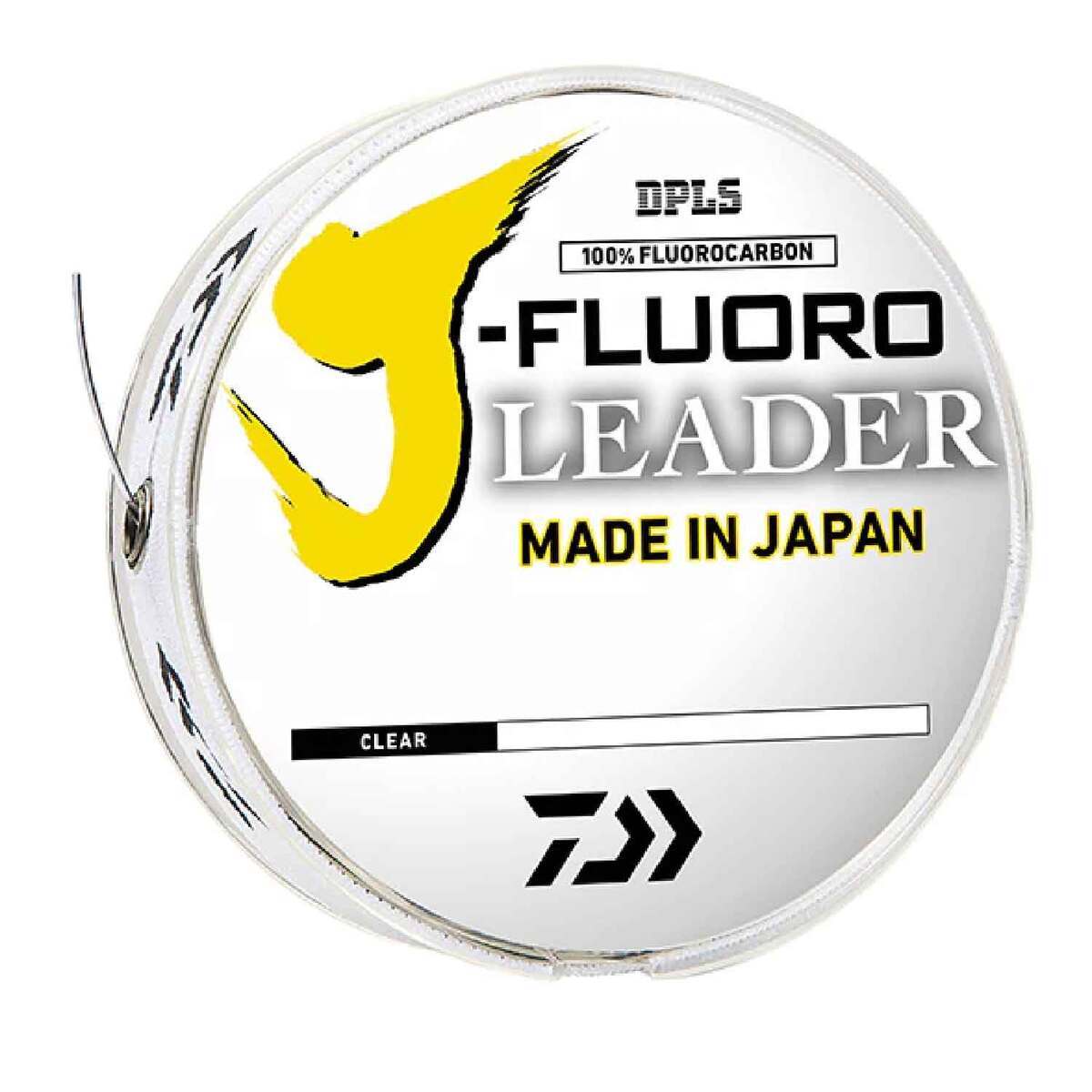 Daiwa J-Fluoro Fluorocarbon Leader - 12lb - 100yd