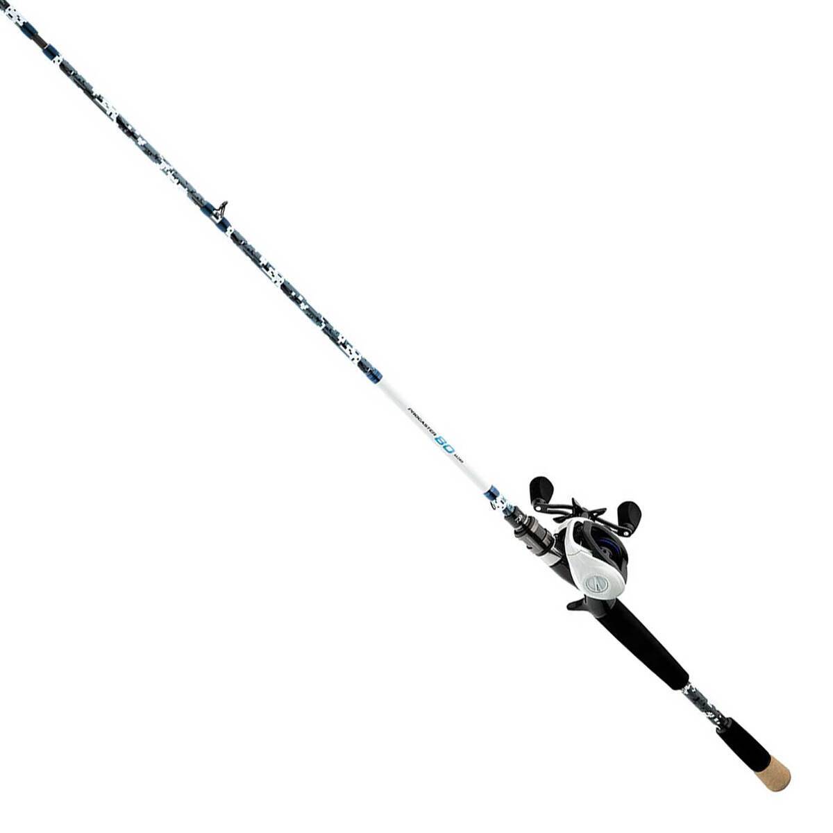 baitcaster combo under 80 KastKing Royale Legend Pro Rod and Reel 8.0:1 / Right Handed / 6'8" / Fast-Medium-Jerk Bait The carbon frame baitcasting reel has 9BB +1RB and holds 120yds of 12 lb monofilament line. Baitcaster Combos From Your Favorite