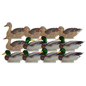 Dakota Decoy X-Treme Mallards with Painted & Flocked Heads Duck Decoys Dakota Decoy X-Treme Mallards with Painted & Flocked Heads Duck Decoys