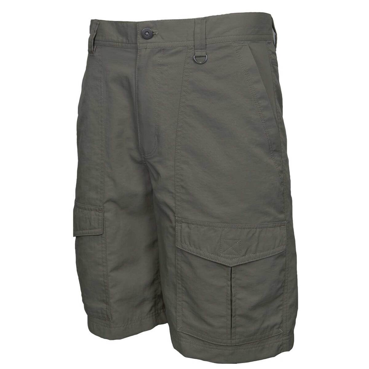 Dakota Grizzly Men's Nylon Cargo Casual Shorts - Iguana - 42