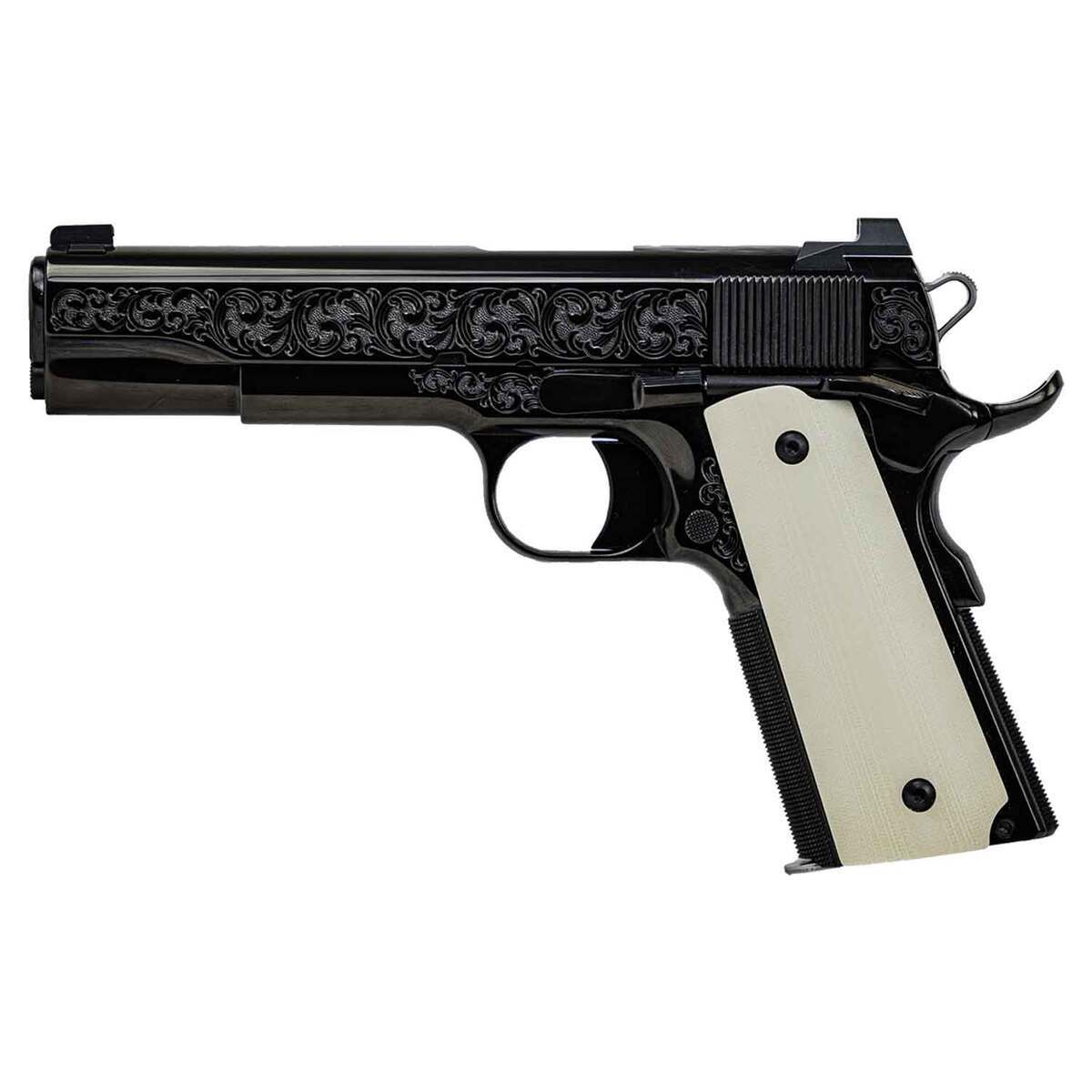 Dan Wesson Heirloom 38 Super Auto 5in Stainless Black Pistol - 9+1 Rounds - Black Dan Wesson Heirloom 38 Super Auto 5in Stainless Black Pistol - 9+1 Rounds - Black
