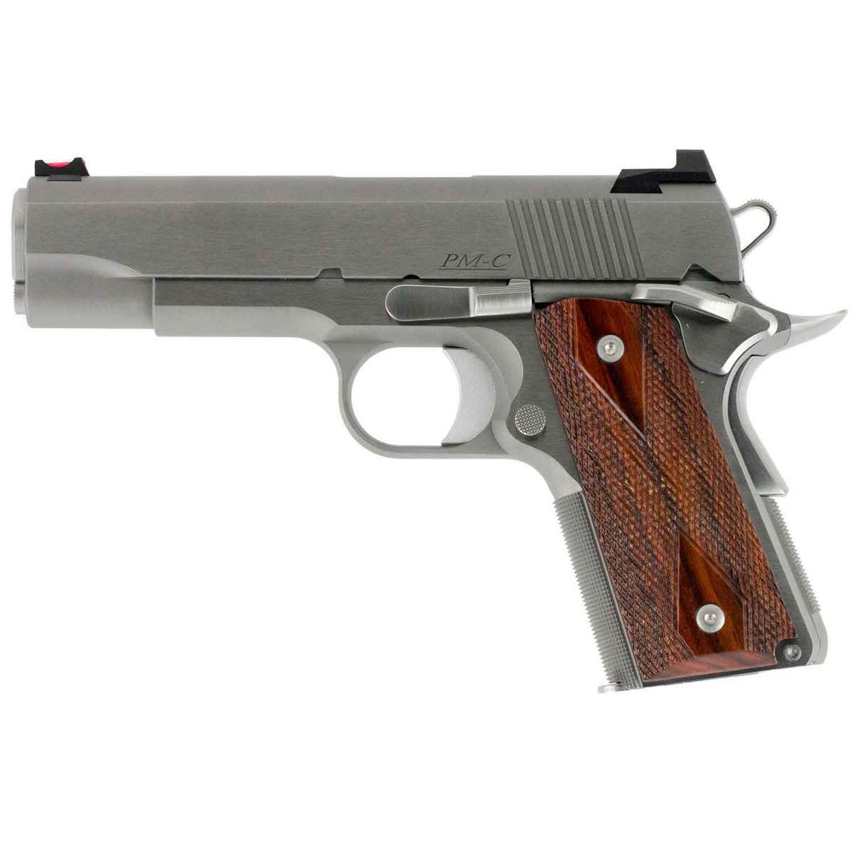 Dan Wesson Pointman Carry PM-C 45 Auto (ACP) 4.25in Stainless/Wood Pistol - 7+1 Rounds Dan Wesson Pointman Carry PM-C 45 Auto (ACP) 4.25in Stainless/Wood Pistol - 7+1 Rounds