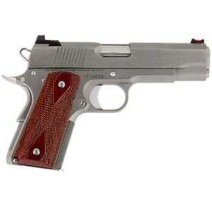 Dan Wesson Pointman Carry PM-C 9mm Luger 4.25in Stainless/Wood Pistol - 9+1 Rounds
