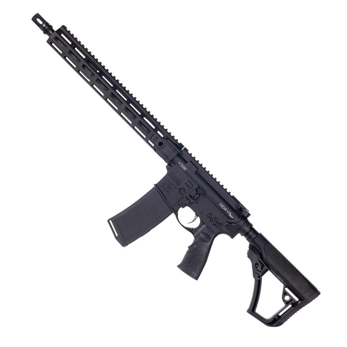 Dd4 R Iii Daniel Defense DD4 R3 SLW 5.56mm NATO Black Semi-Automatic Rifle - 16in ...