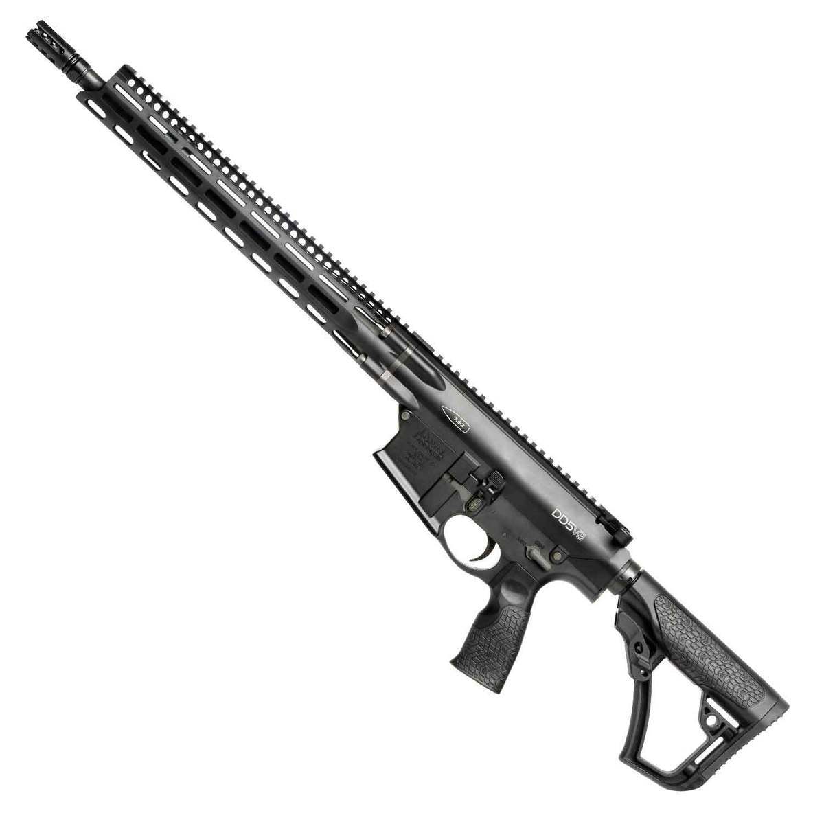 Daniel Defense DD5 V3 308 Winchester 16in Black Anodized Semi Automatic Modern Sporting Rifle - 10+1 Rounds - Black Daniel Defense DD5 V3 308 Winchester 16in Black Anodized Semi Automatic Modern Sporting Rifle - 10+1 Rounds - Black
