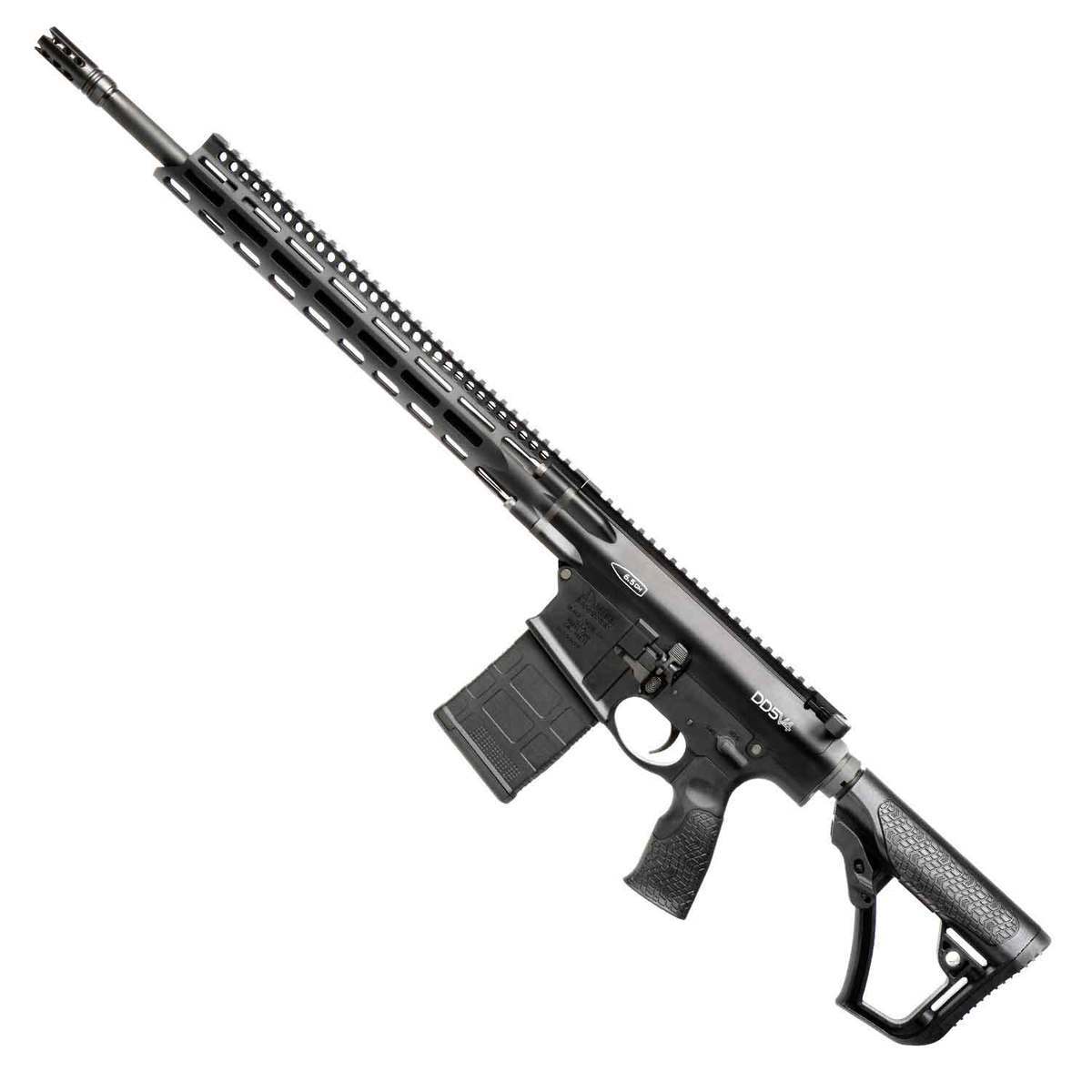 Daniel Defense DD5 V4 6.5 Creedmoor 18in Black Anodized Semi Automatic Modern Sporting Rifle - 20+1 Rounds - Black Daniel Defense DD5 V4 6.5 Creedmoor 18in Black Anodized Semi Automatic Modern Sporting Rifle - 20+1 Rounds - Black