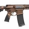 Daniel Defense DDM4 V11 5.56mm NATO 16in Brown Cerakote Semi Automatic Rifle - 32+1 Rounds - Dark Brown, Mil Spec +