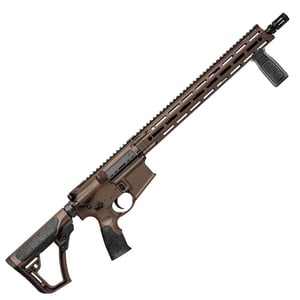 Daniel Defense DDM4 V7 5.56mm NATO 16in Mil Spec+ Brown Cerakote Semi Automatic Modern Sporting Rifle - No Magazine