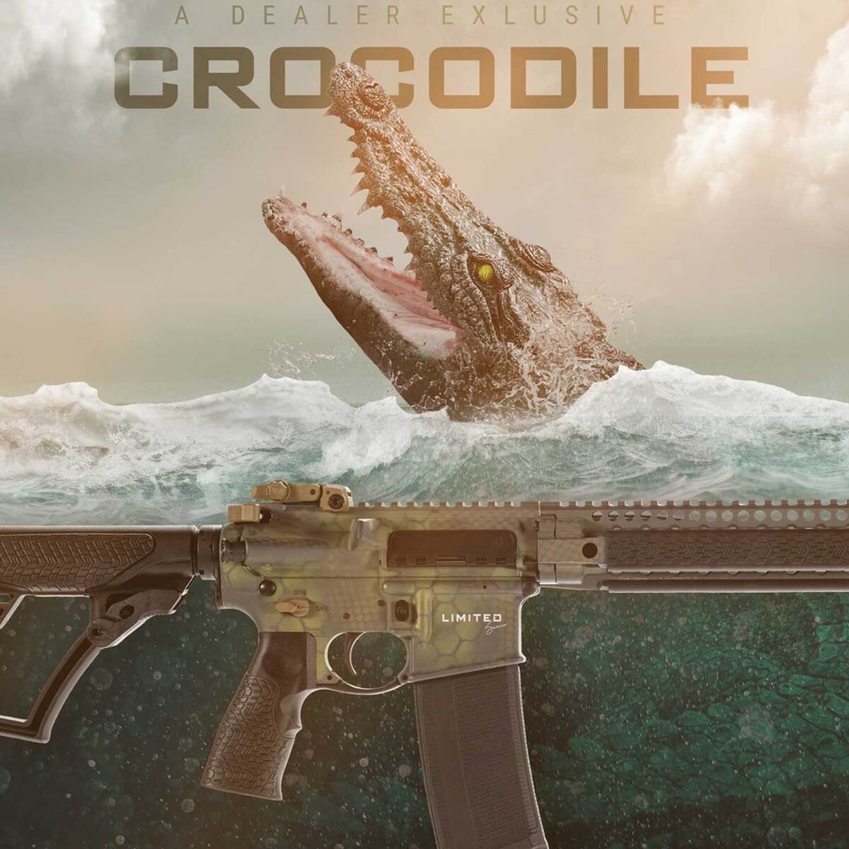 Daniel Defense Color Daniel Defense DDM4 V9 Limited 5.56mm NATO 16in Crocodile Rattlecan ...