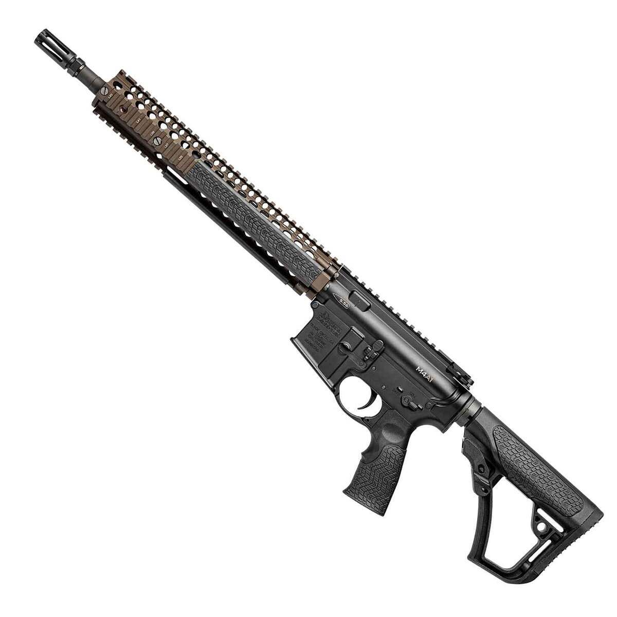 Daniel Defense Rifle Label Daniel Defense DDM4A1 5.56mm NATO 16in Matte Black Semi Automatic ...