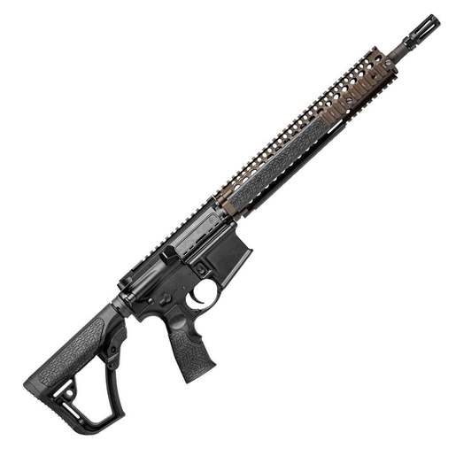 Daniel Defense M4A1 5.56mm NATO 16in Black Anodized Semi Automatic Modern Sporting Rifle - 10+1 Rounds - Black image