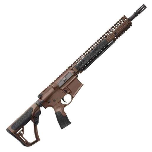 Daniel Defense M4A1 5.56mm NATO 16in Brown Cerakote Semi Automatic Modern Sporting Rifle - 10+1 Rounds - Brown image
