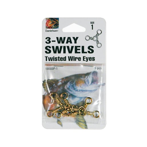 Danielson 3-Way Swivels - Brass 4
